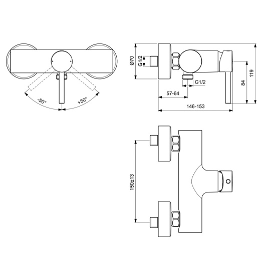 BATERIE DUS CERALINE SILK BLACK
